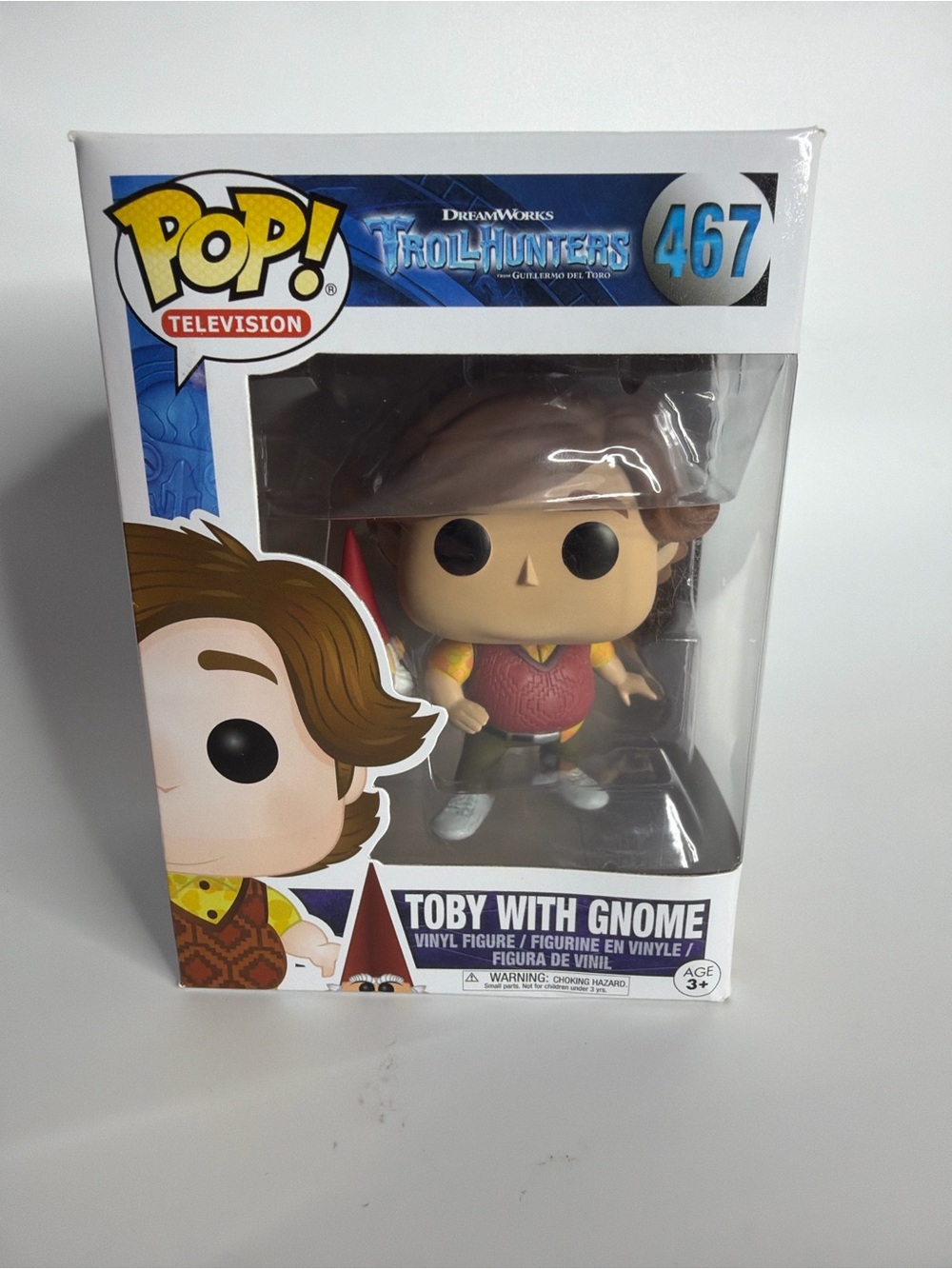 Funko Pop Trollhunters Toby With Gnome #467